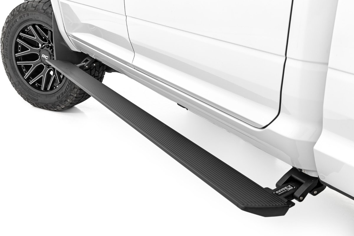 Ram 3500 Power Running Boards - Rough Country - Dual Electric Motor - '11-'23 Ram 3500 Power Running Boards - Rough Country - Dual Electric Motor - '11-'23